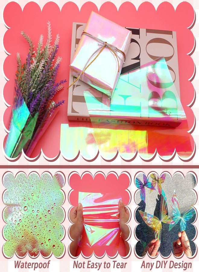 Cinvo 160 Sheets Rainbow Cellophane Sheets, 7.5x7.5 Inch Cellophane Wrap Paper, Cello Paper for Baking, Crafts, Party Favors, Candy Wrapping Plastic Sheets - Image 3